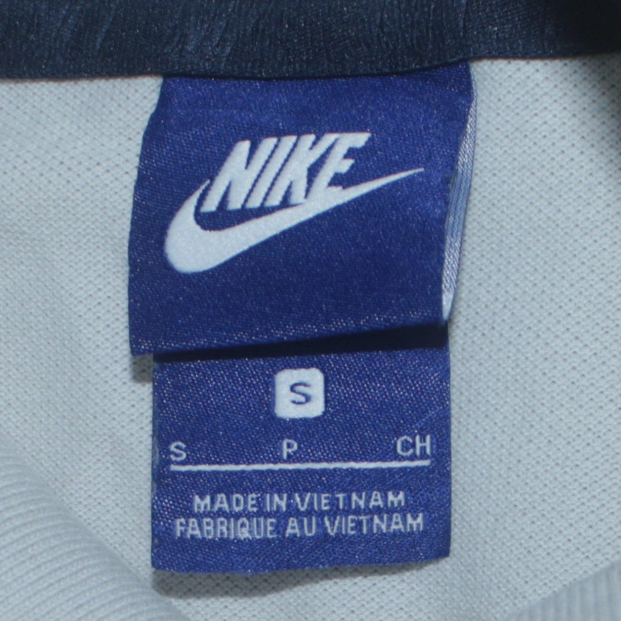 Nike Men's Blue Colourblock Short Sleeve Polo Shirt Size S