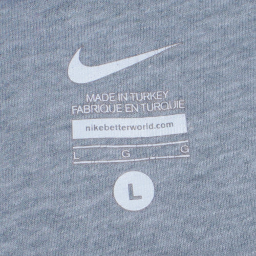 Nike Men's Purple Full Zip Hoodie L Sports Fleece Sweatshirt