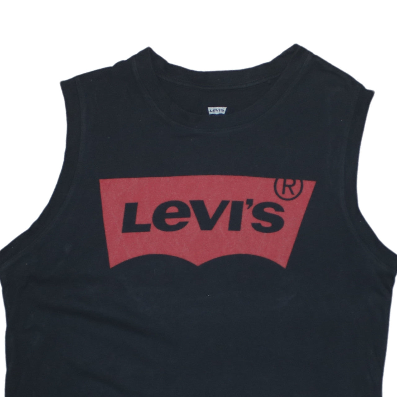 Levi's Men's Black Graphic Sleeveless Cotton Tee M
