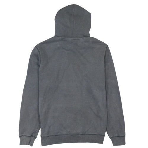 Puma Mens Grey Hooded Pullover Sweatshirt L Logo Sportswear