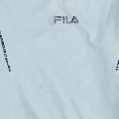 Fila Men's Blue XS Pullover Crew Neck Logo Sweatshirt