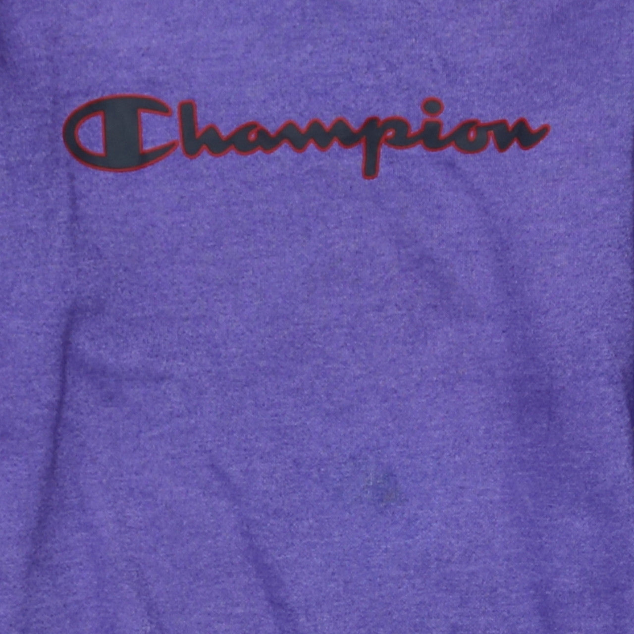 Champion Boys Purple Logo Sweatshirt Size 13-14 Years Crew Neck Fleece