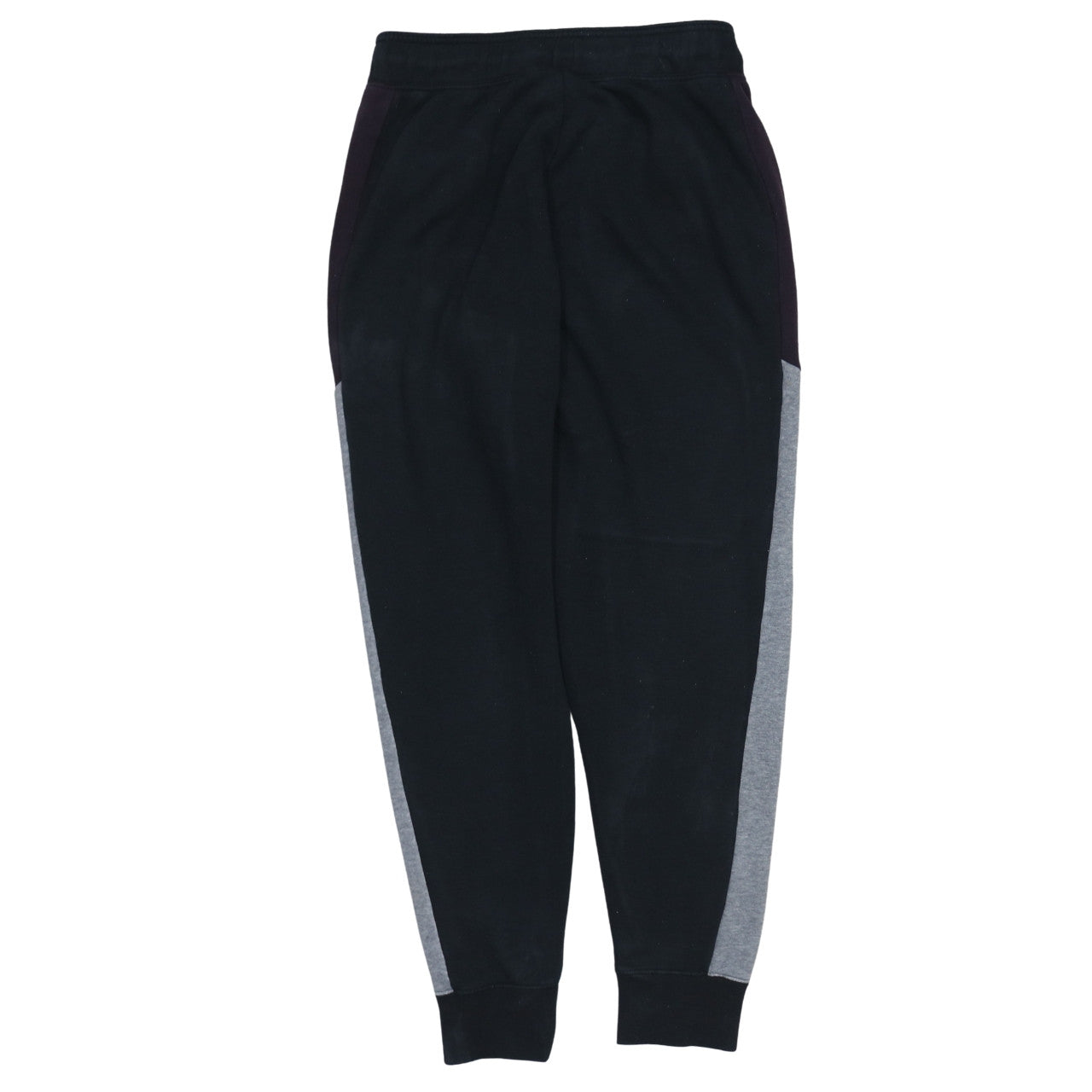 Nike Air Men's Black Colourblock Joggers Size S Fleece Tapered Trousers