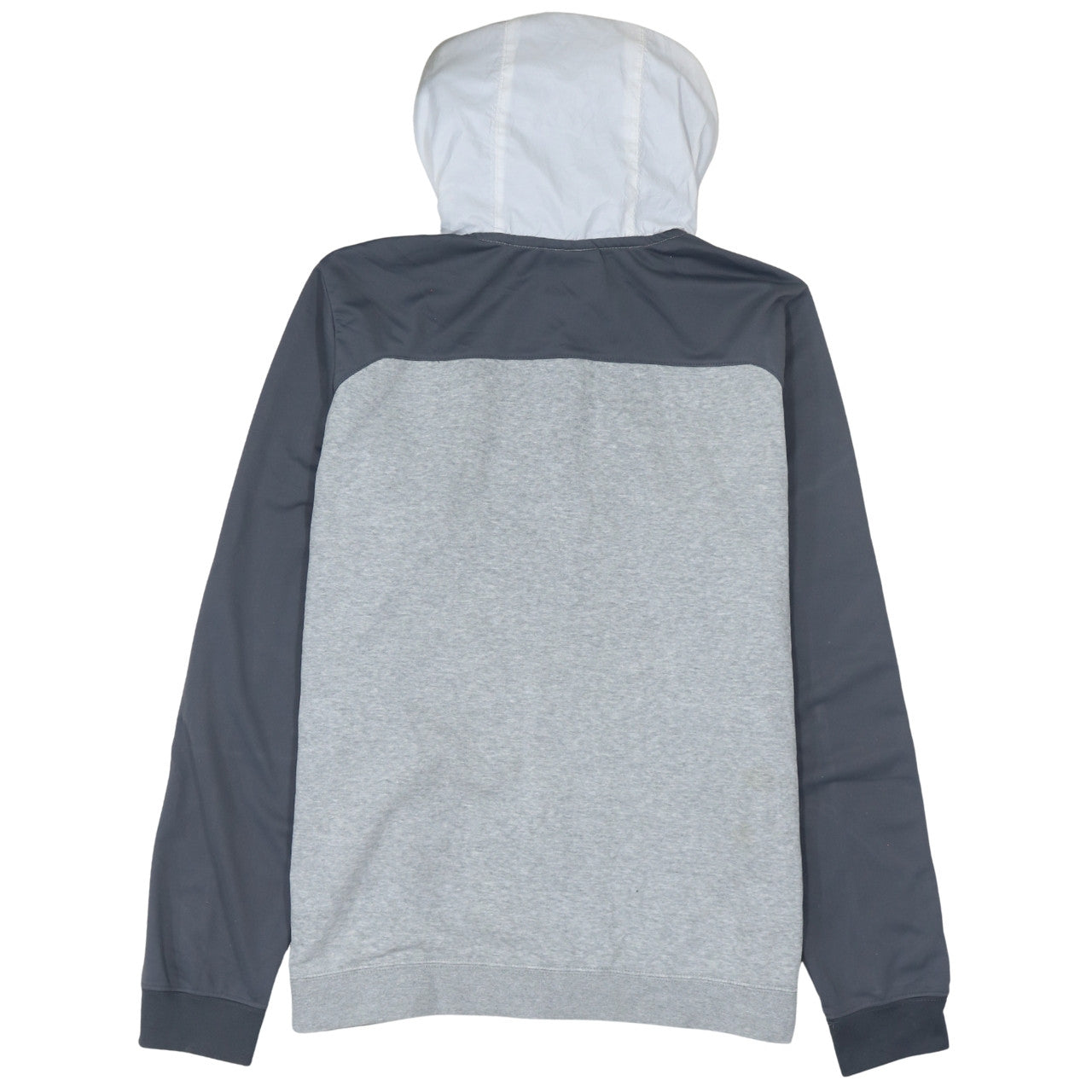 Nike Men's Grey Full Zip Hoodie L Lightweight Sportswear