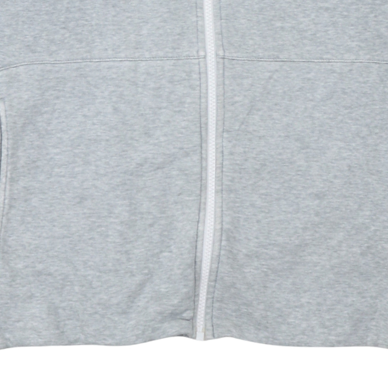 Nike Men's Grey Full Zip Hoodie L Lightweight Sportswear