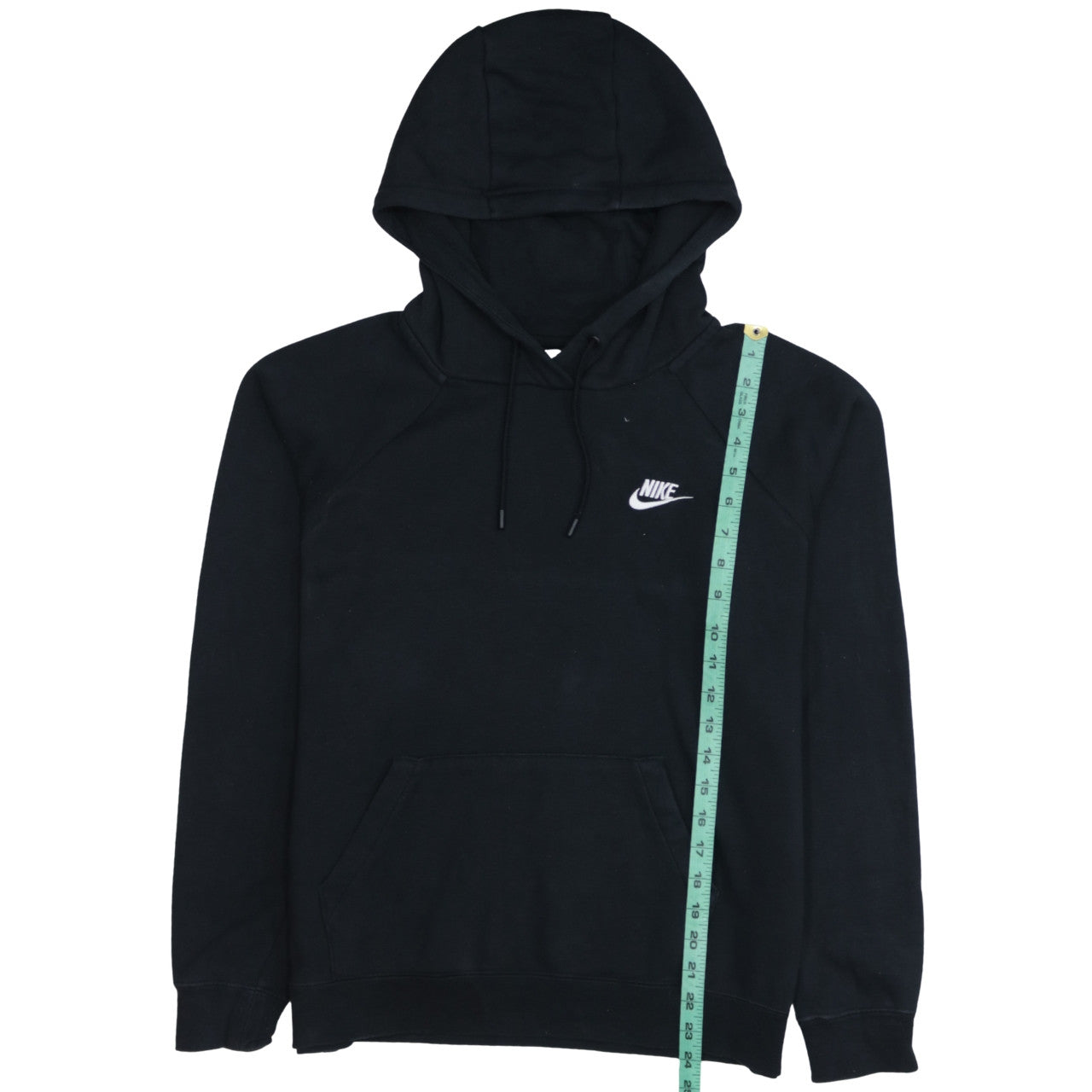 Nike Men's Black Pullover Hoodie M Fleece Logo Sweatshirt