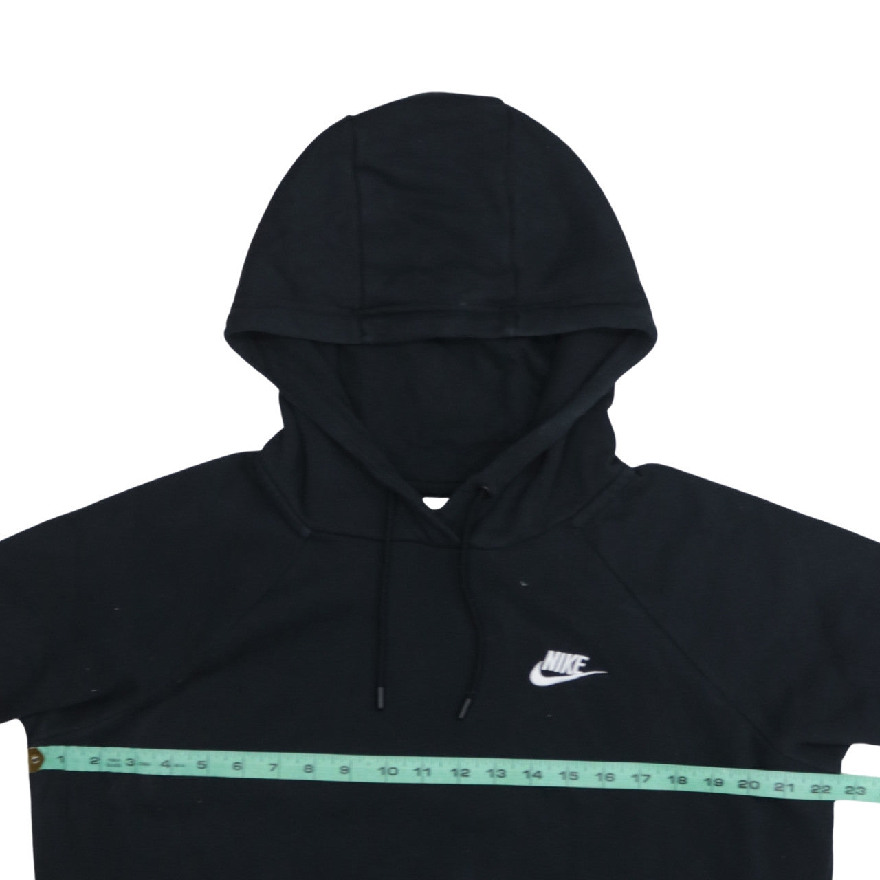 Nike Men's Black Pullover Hoodie M Fleece Logo Sweatshirt