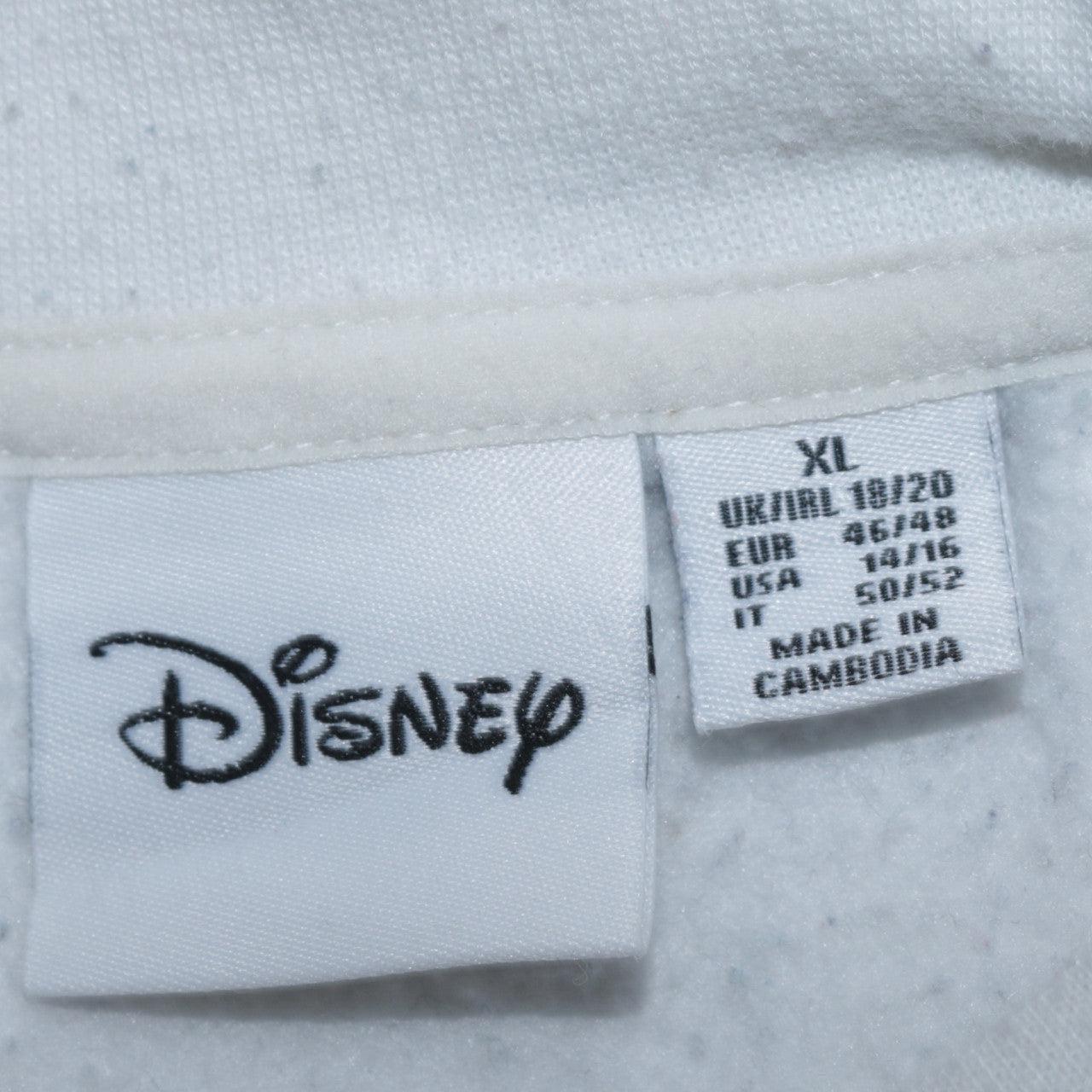 Disney Primark Women White Mickey & Friends Print Sweatshirt XL