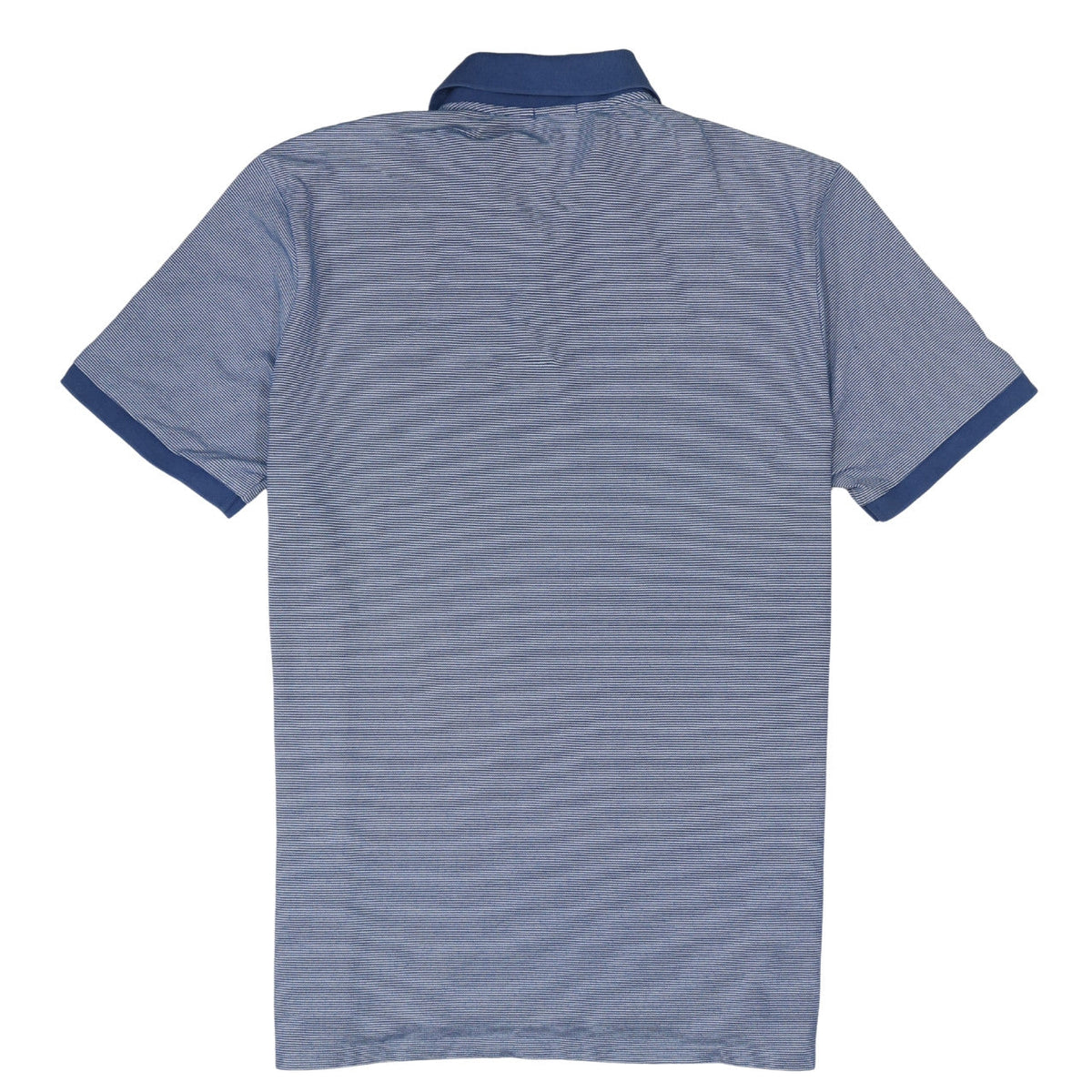 Hugo Boss Men’s Blue Striped Regular Fit Polo Shirt Size M