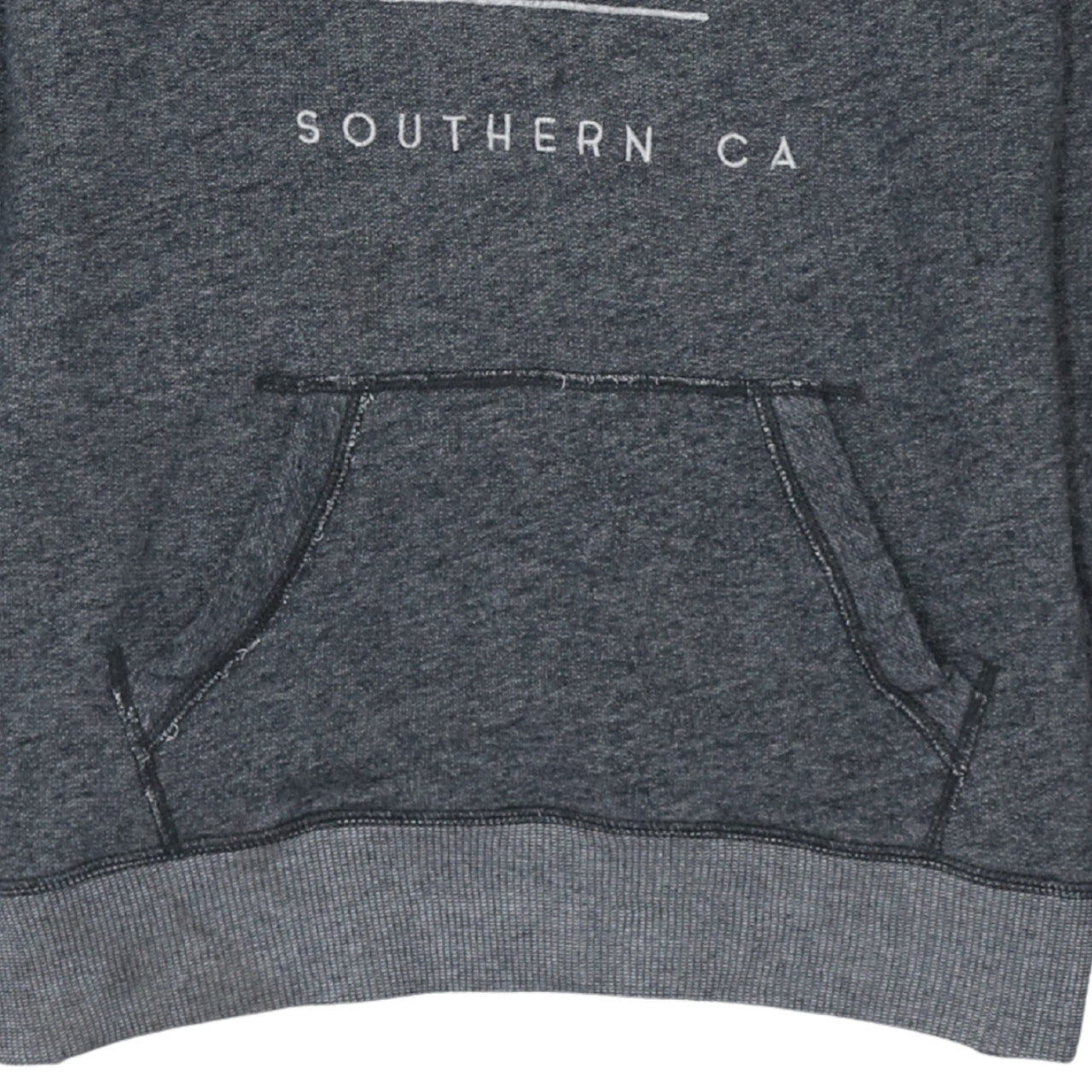 Hollister Women’s Grey Pullover Hoodie Small Graphic Print Cotton Blend