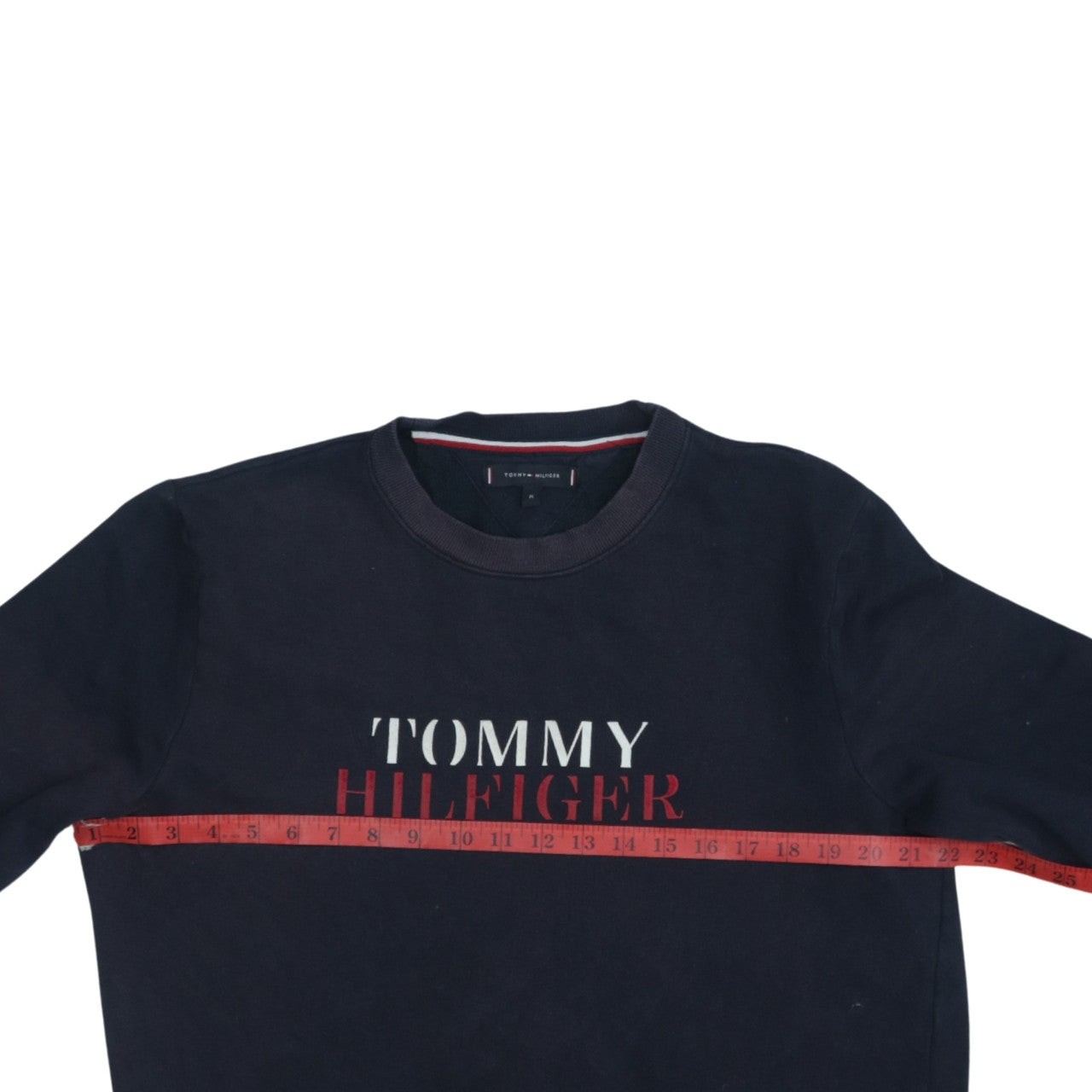 Tommy Hilfiger Men's Blue Logo Pullover Sweatshirt Size M