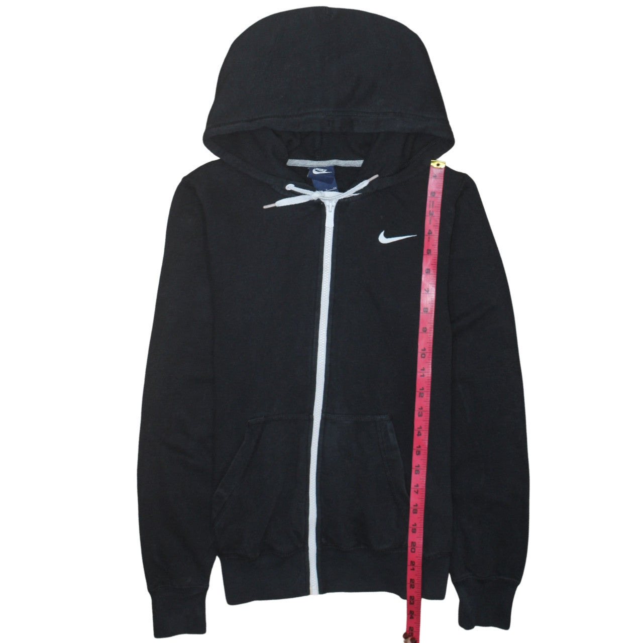 Nike Men's Black Full Zip Hoodie Small Cotton Blend Sportswear
