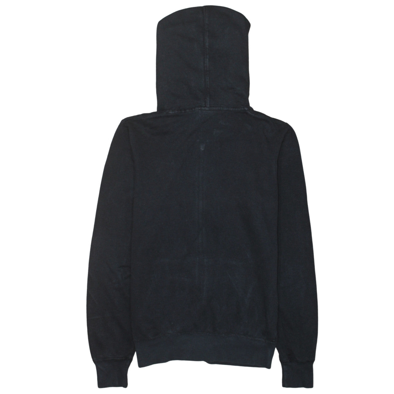 Nike Men's Black Full Zip Hoodie Small Cotton Blend Sportswear