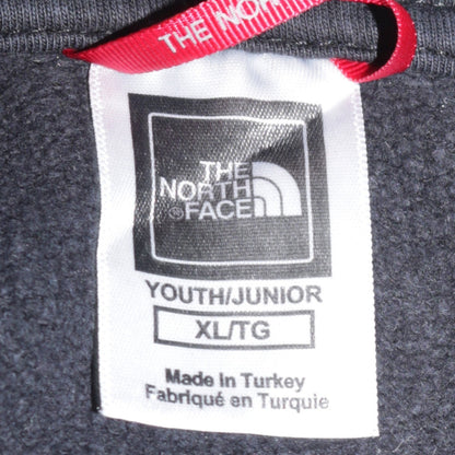 Additional view of The North Face boys’ black xl pullover hoodie with logo print