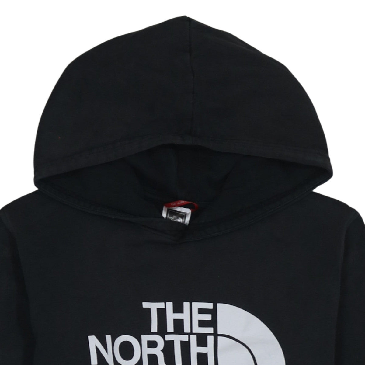 The North Face Boys Black XL Pullover Hoodie with Logo Print