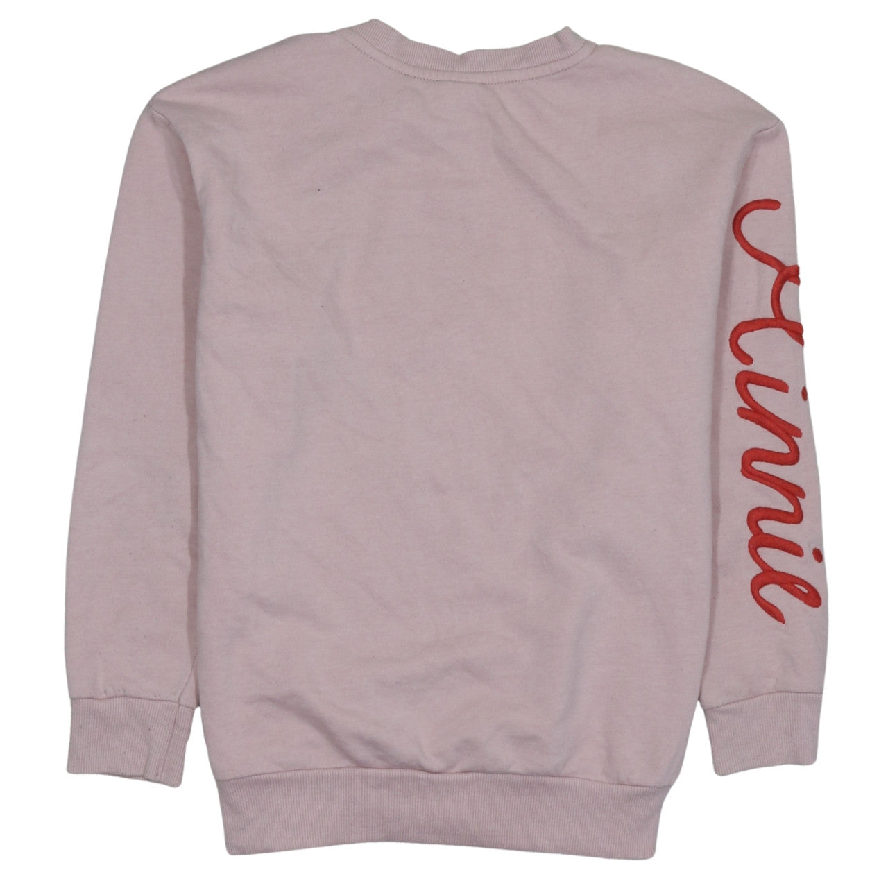 Disney at George Women Pink Minnie Mouse Pullover Sweatshirt Small