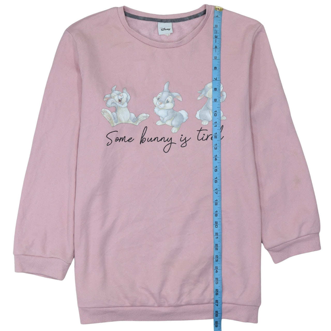Disney Women Pink Thumper Bambi Pullover Sweatshirt UK 12-14 M