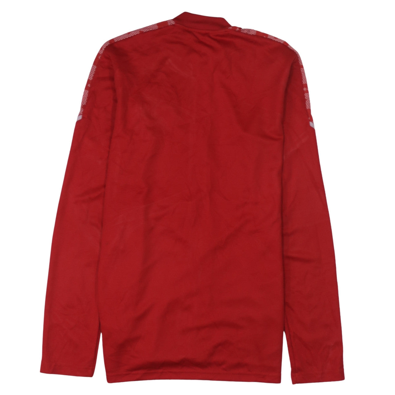 Adidas Men's Red Track Jacket Size S Regular Fit Football Primeblue