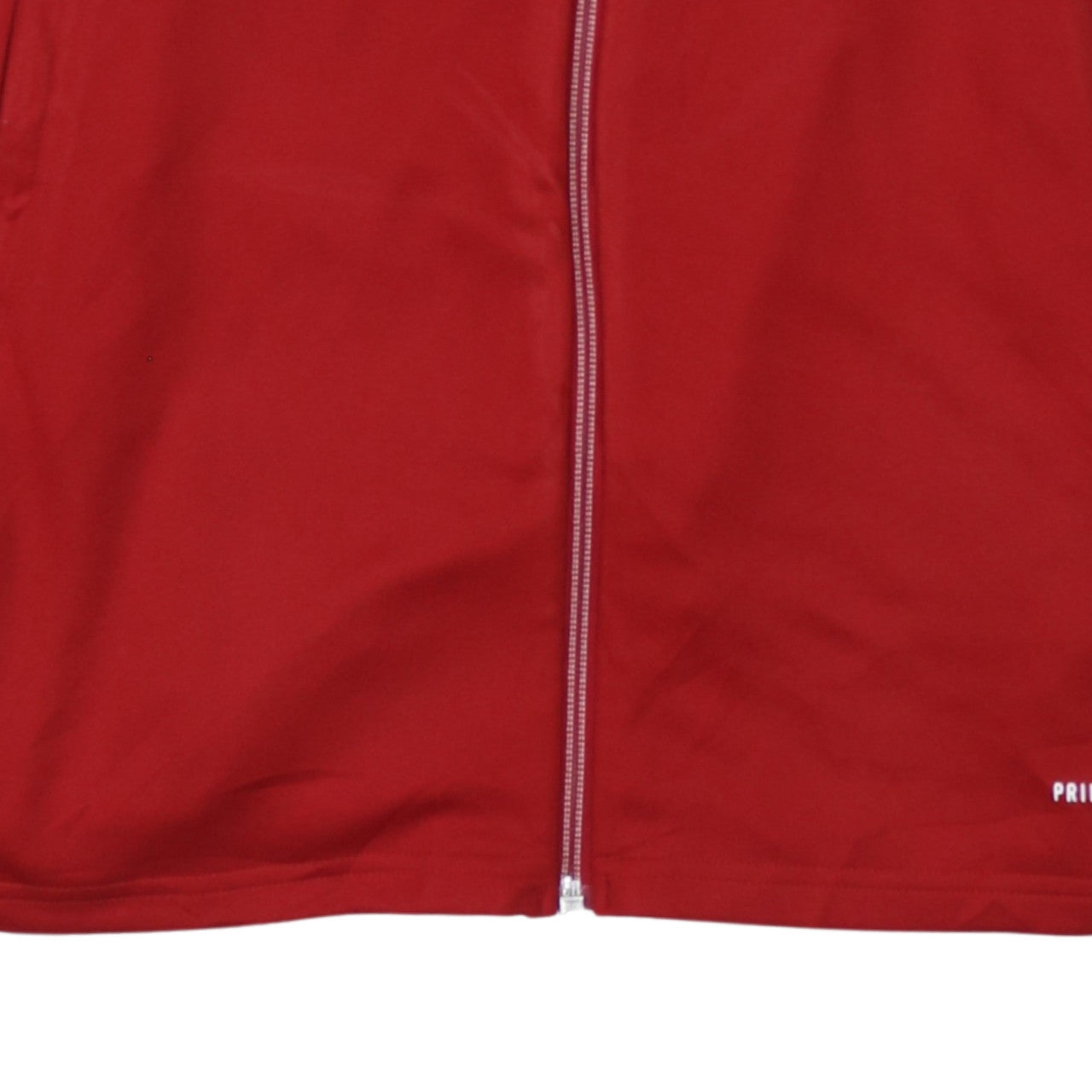 Adidas Men's Red Track Jacket Size S Regular Fit Football Primeblue