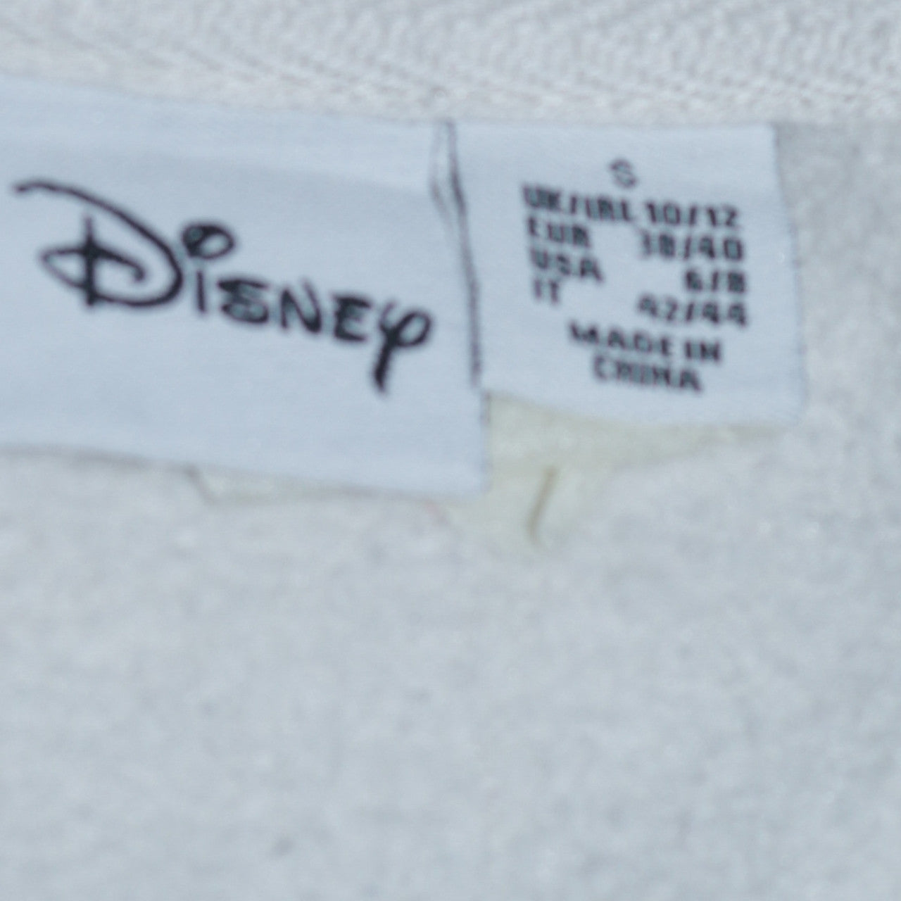 Disney Primark Women Beige Mickey Mouse Pullover Sweatshirt UK 10/12