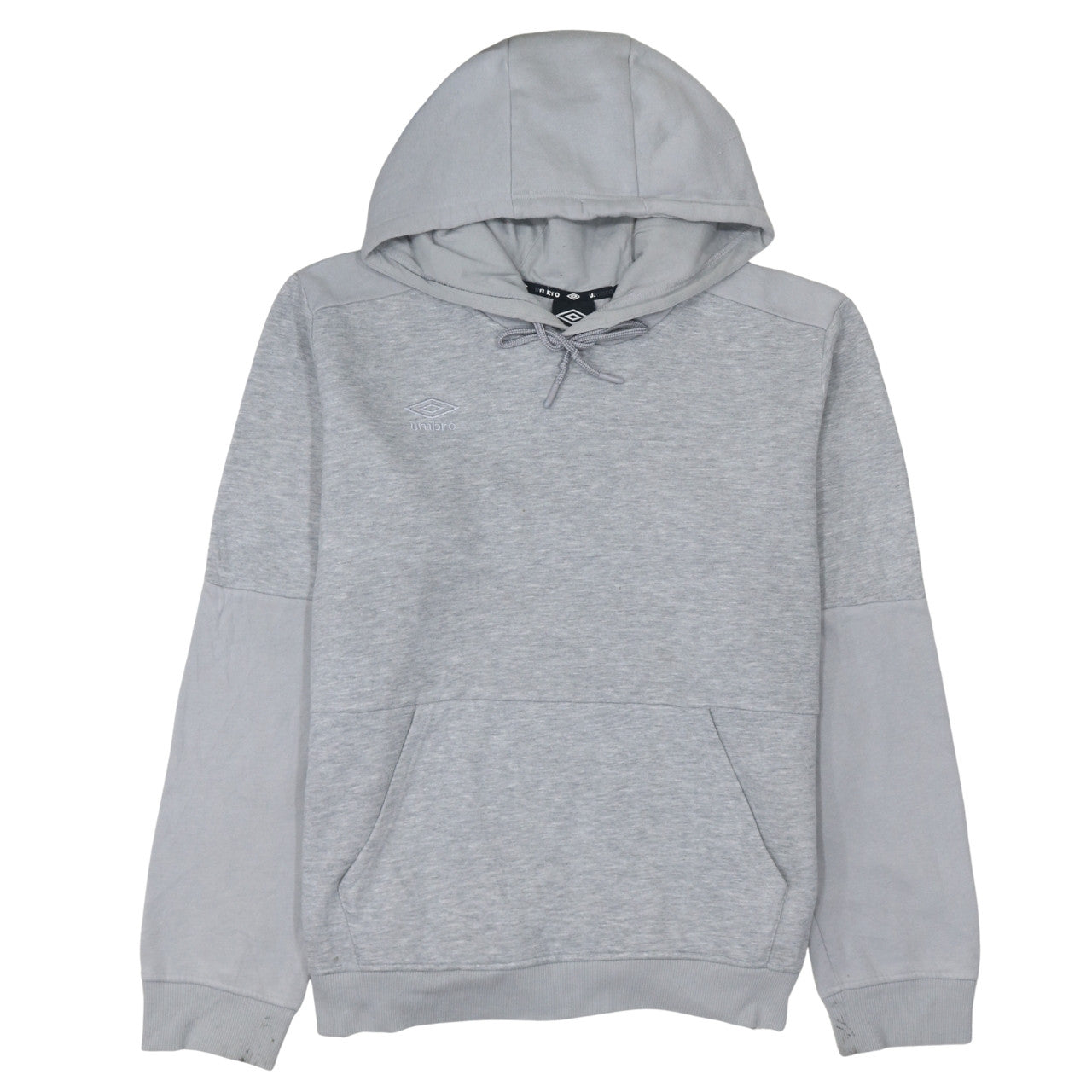 Umbro Mens Grey XL Pullover Hoodie Fleece Sweatshirt