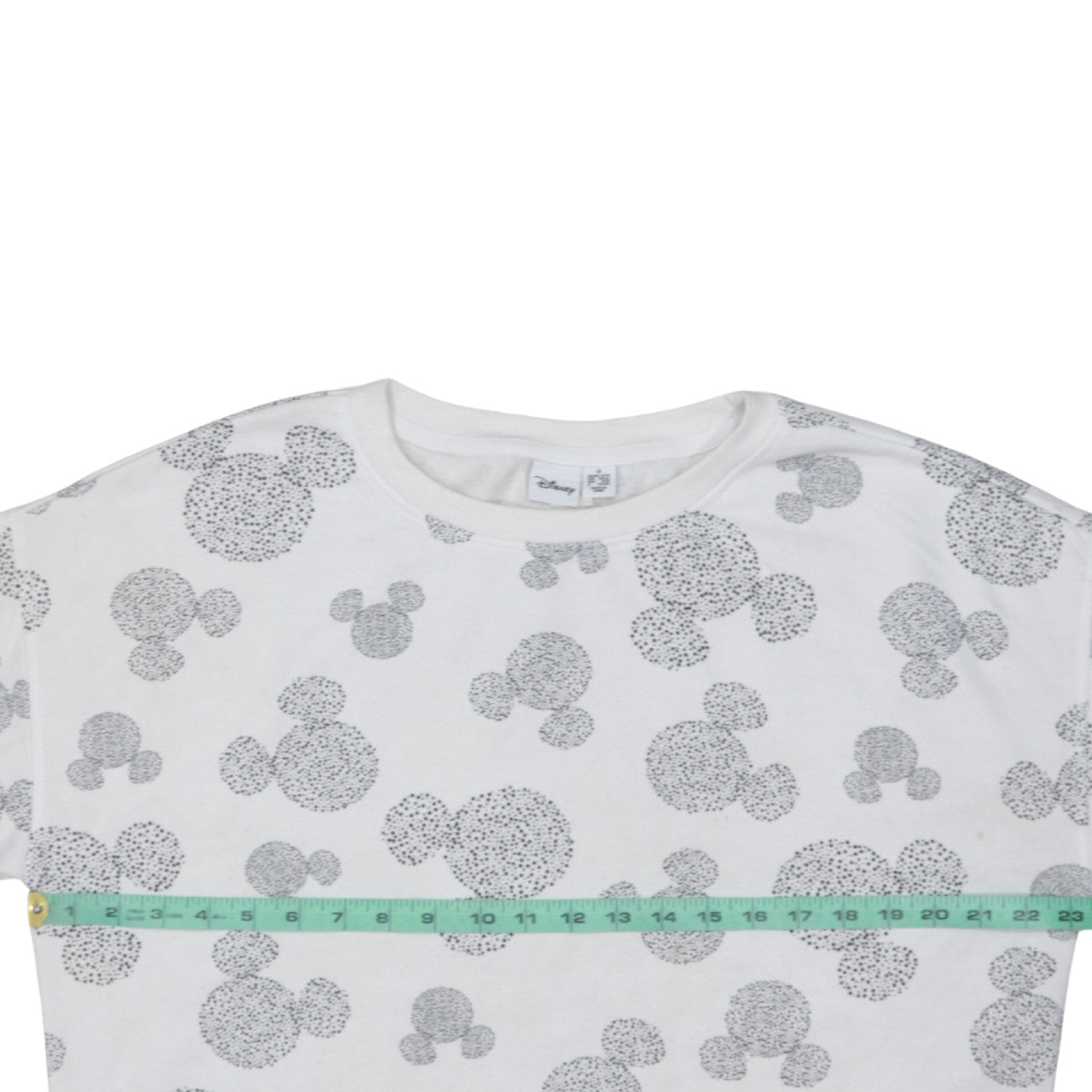 Disney Primark Womens White Mickey Mouse Print Pullover Sweatshirt Size M