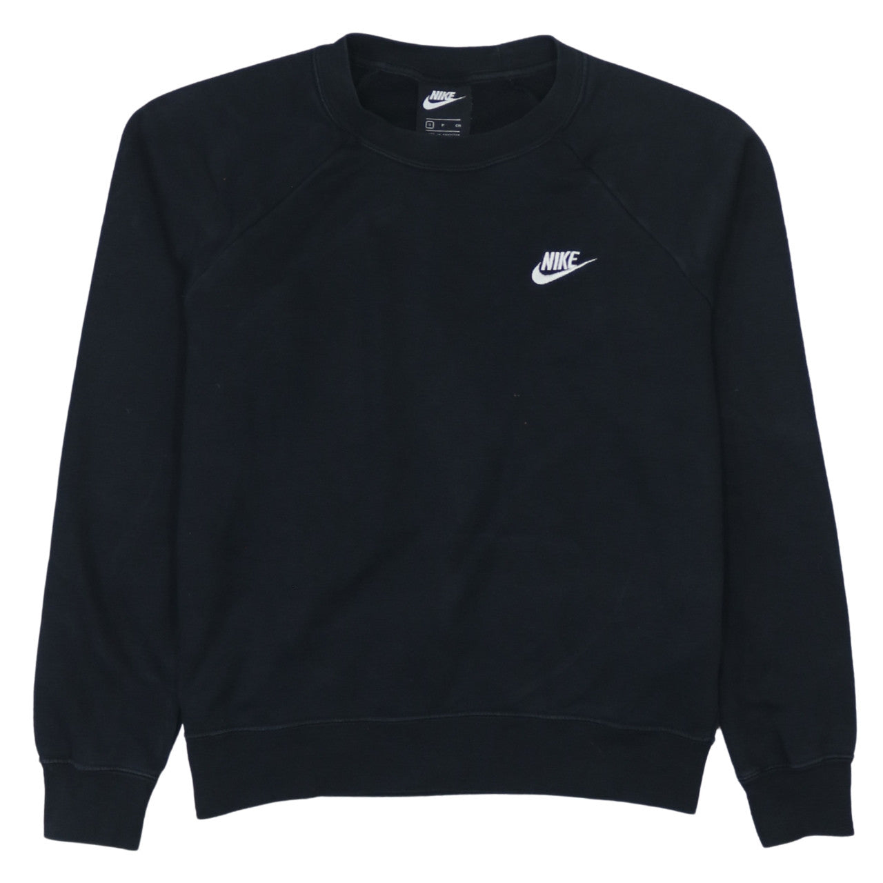 Nike Men's Black Small Crew Neck Pullover Sweatshirt