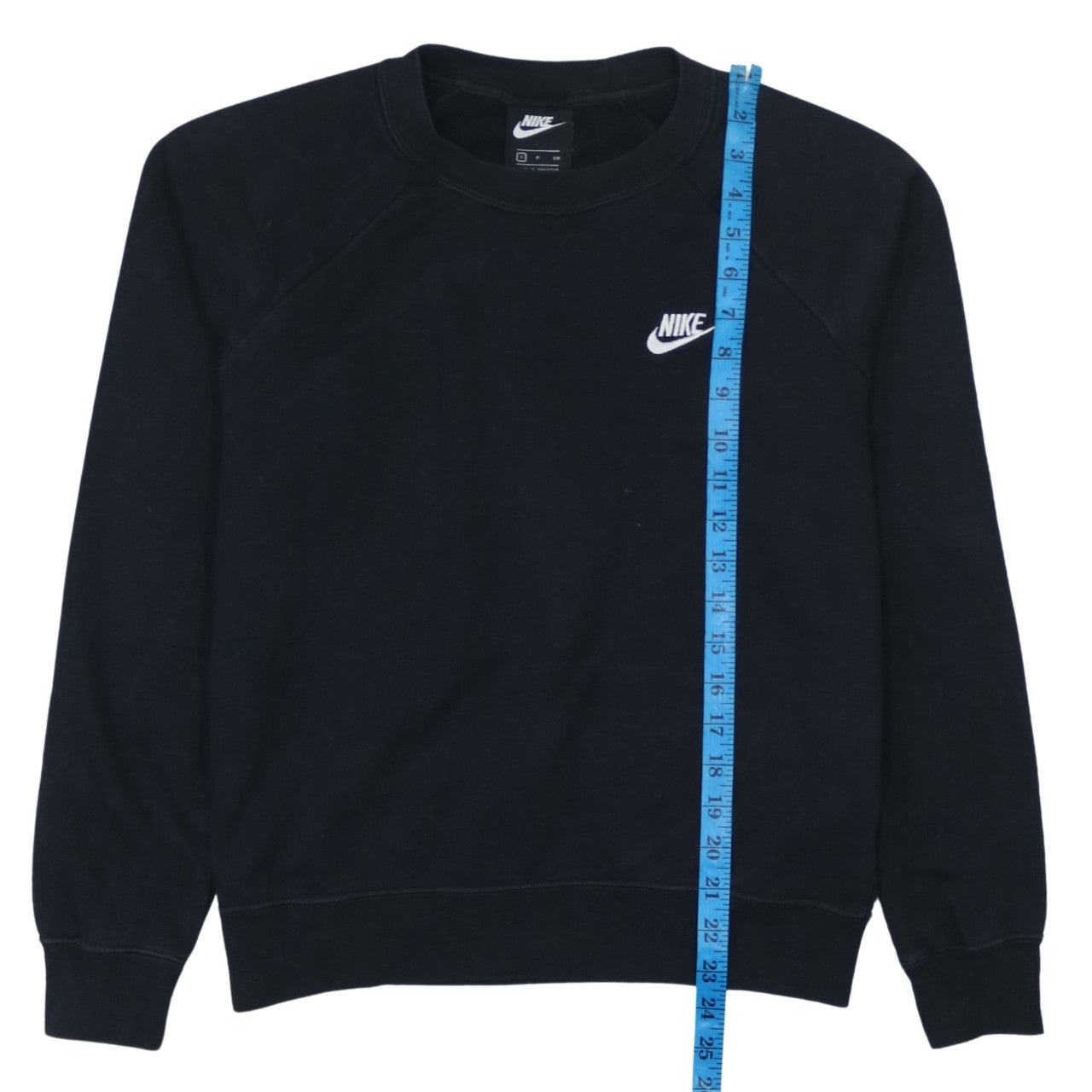 Nike Men's Black Small Crew Neck Pullover Sweatshirt
