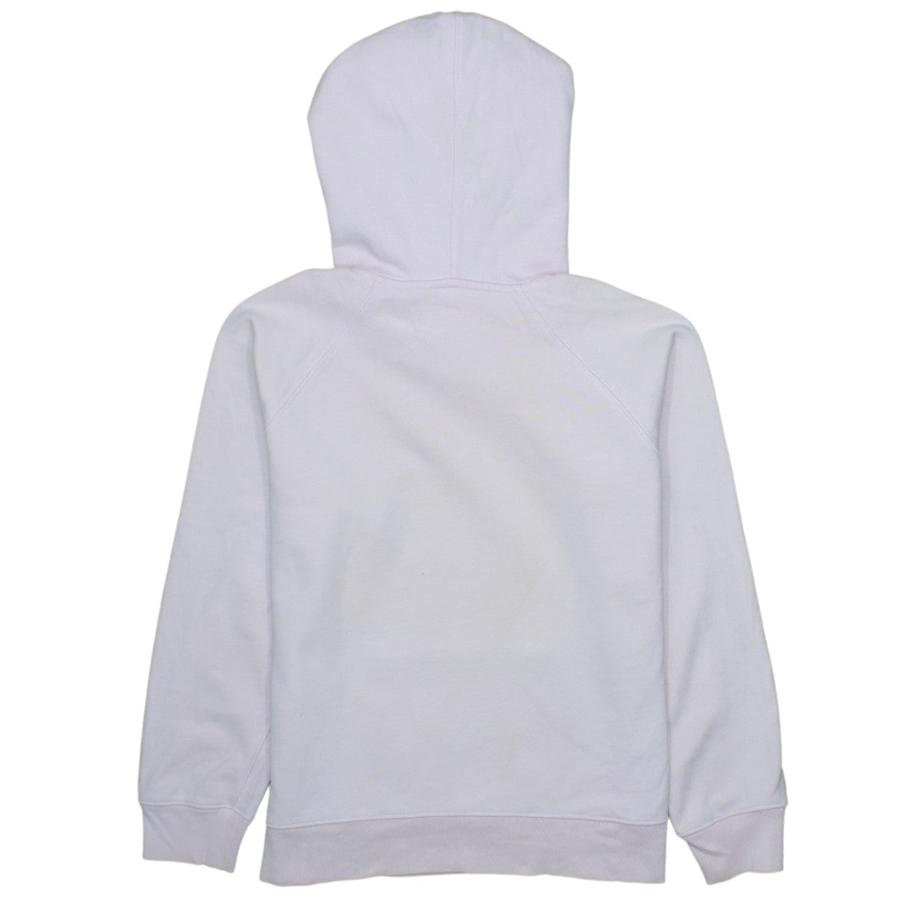Levi's Women White Pullover Hoodie S Logo Print Casual Cotton Blend