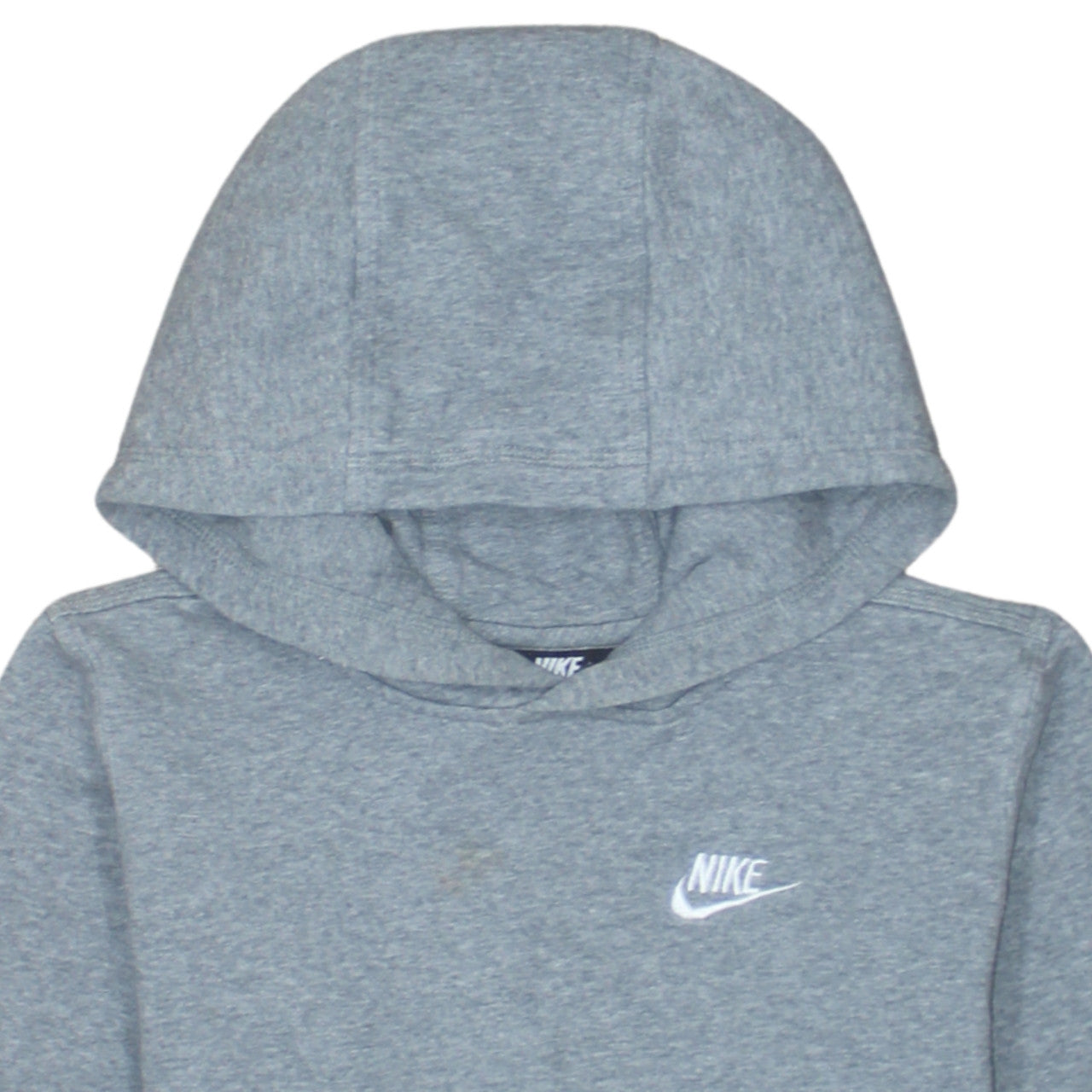Nike Boys Grey Pullover Hoodie XL Fleece Casual Hooded Sweatshirt