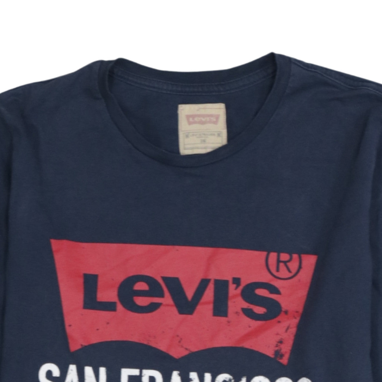Levi's Boys Blue Long Sleeve Logo T-Shirt Size 16 Years Regular Fit