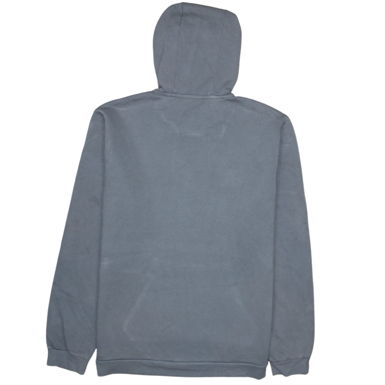 Adidas Mens Grey Pullover Hoodie M Sports Fleece Logo Sweatshirt