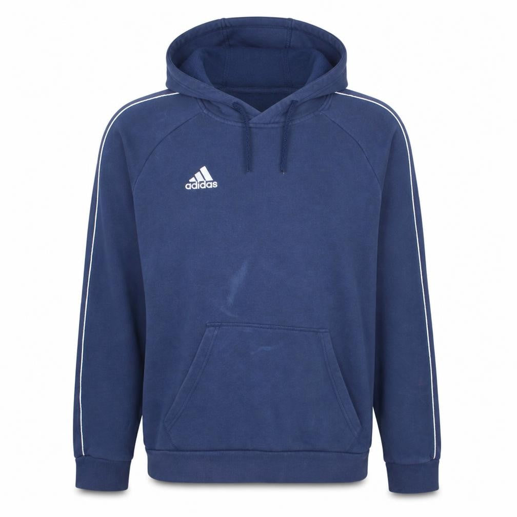 Adidas Men’s Blue Pullover Hoodie Medium Sports Fleece