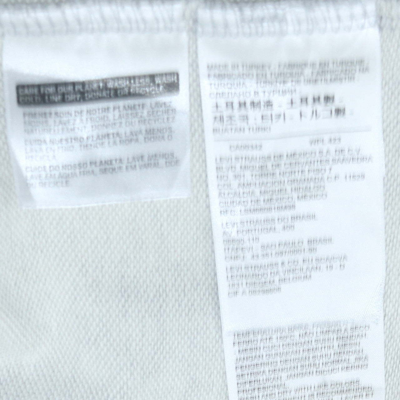 Levi's Men's Grey Pullover Logo Hoodie Size S