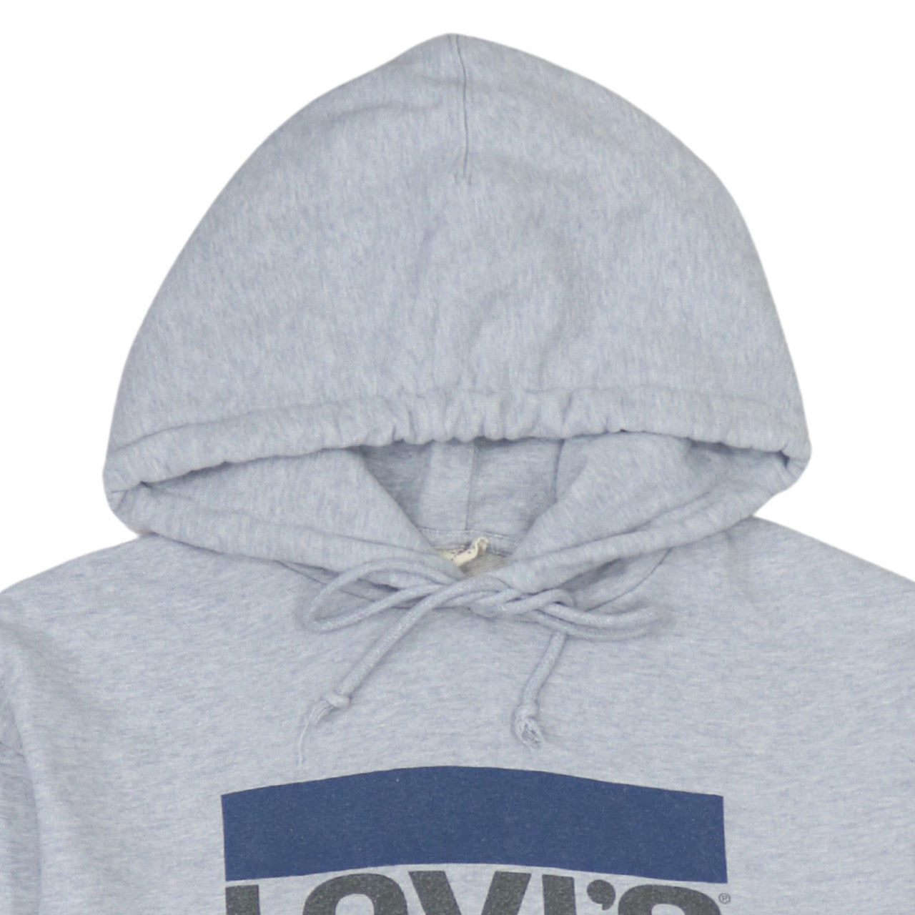 Levi's Men's Grey Pullover Logo Hoodie Size S