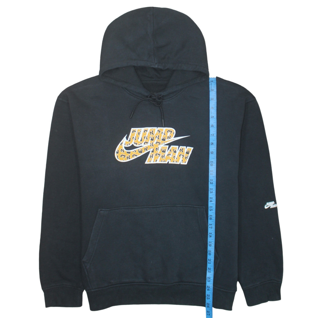 Jordan Mens Black Pullover Hoodie L Graphic Print Sportswear