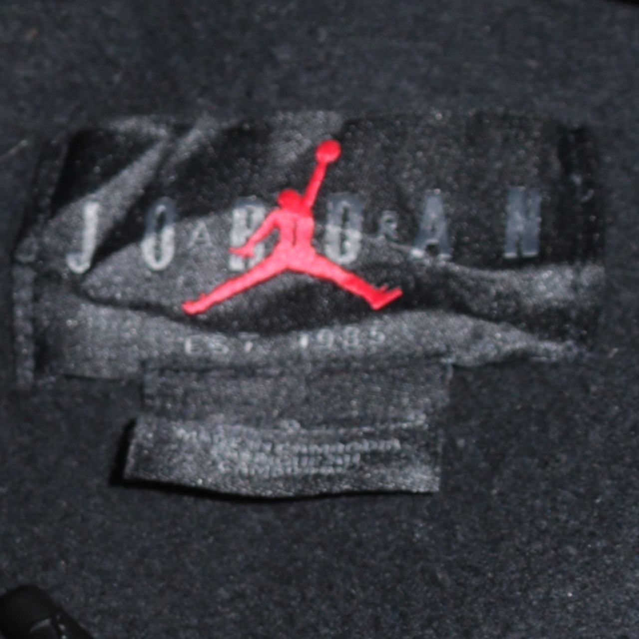 Jordan Mens Black Pullover Hoodie L Graphic Print Sportswear