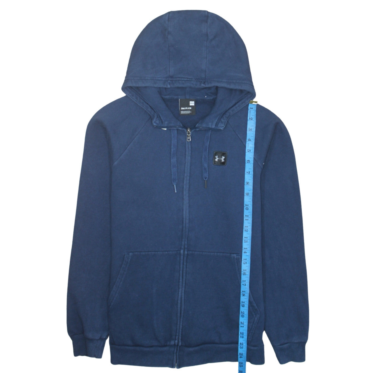 Under Armour Men's Blue Full Zip Hoodie Small Sportswear