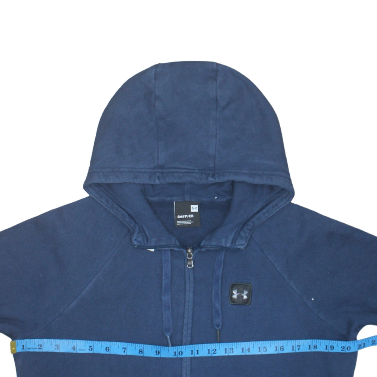 Under Armour Men's Blue Full Zip Hoodie Small Sportswear