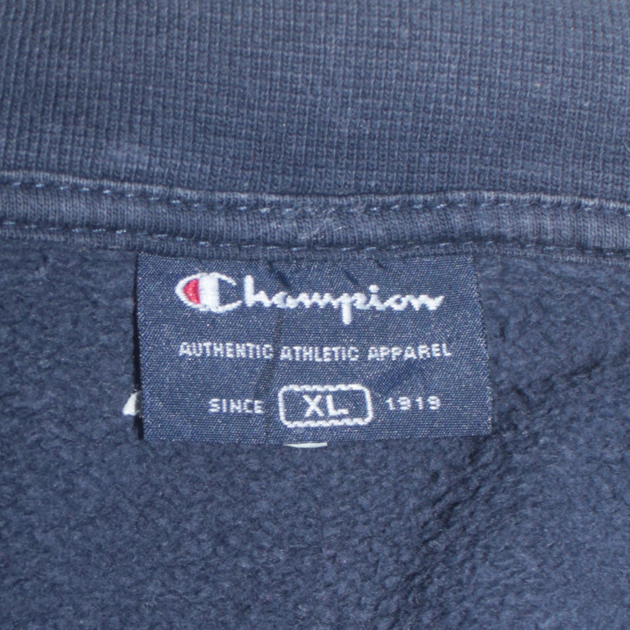 Champion Men's Black XL Full Zip Track Jacket Fleece