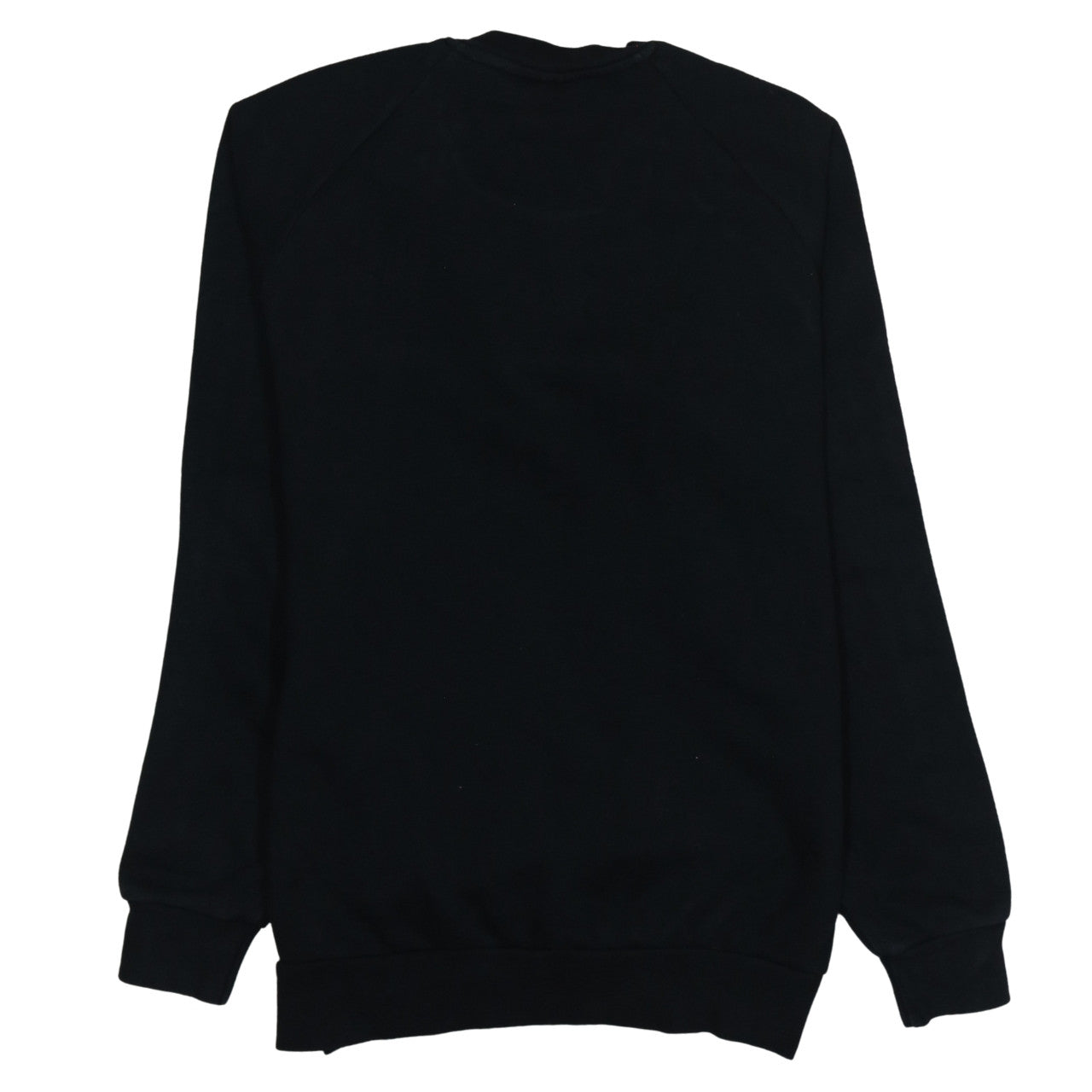 Adidas Men's Black Small Pullover Sweatshirt Crew Neck Logo Stripe