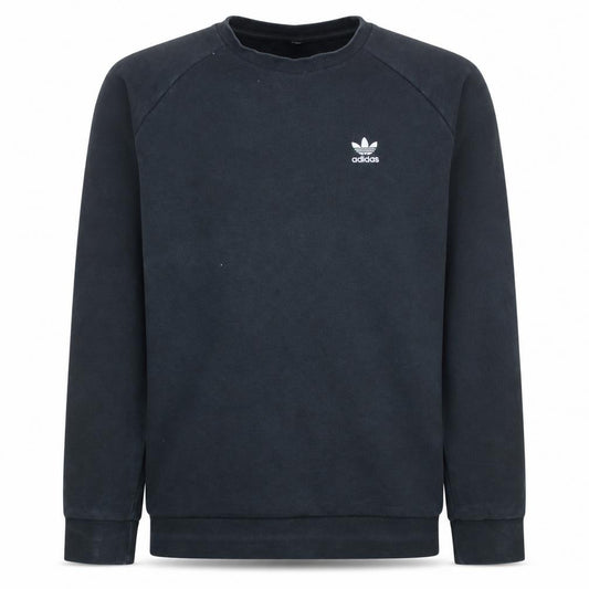 Adidas Men's Black Crew Neck Pullover Sweatshirt Size S