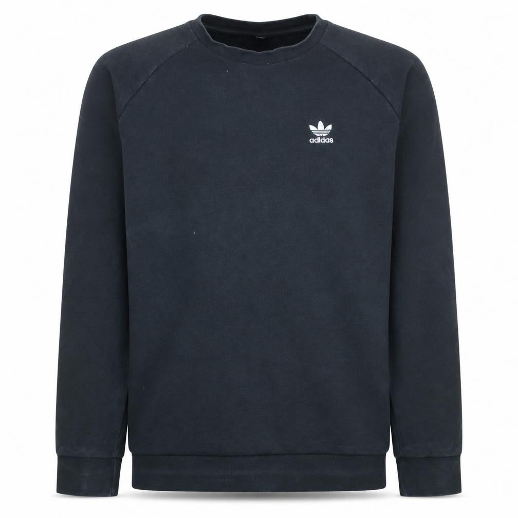 Adidas Men's Black Crew Neck Pullover Sweatshirt Size S
