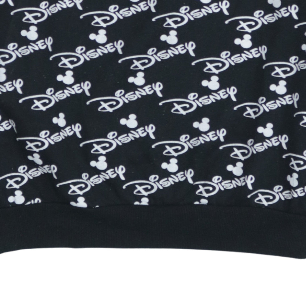 Disney Women Black Crew Neck Pullover Sweatshirt L 14/16