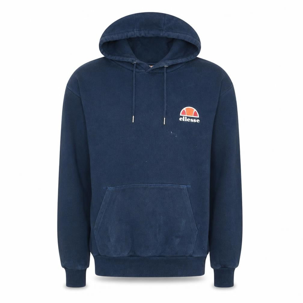 Ellesse Men's Blue Pullover Hoodie M Regular Fit Logo Sweatshirt