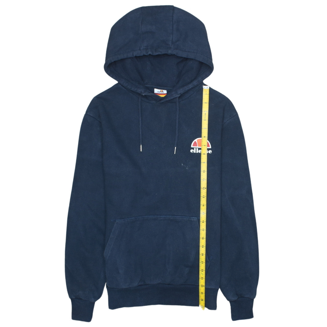 Ellesse Men's Blue Pullover Hoodie M Regular Fit Logo Sweatshirt