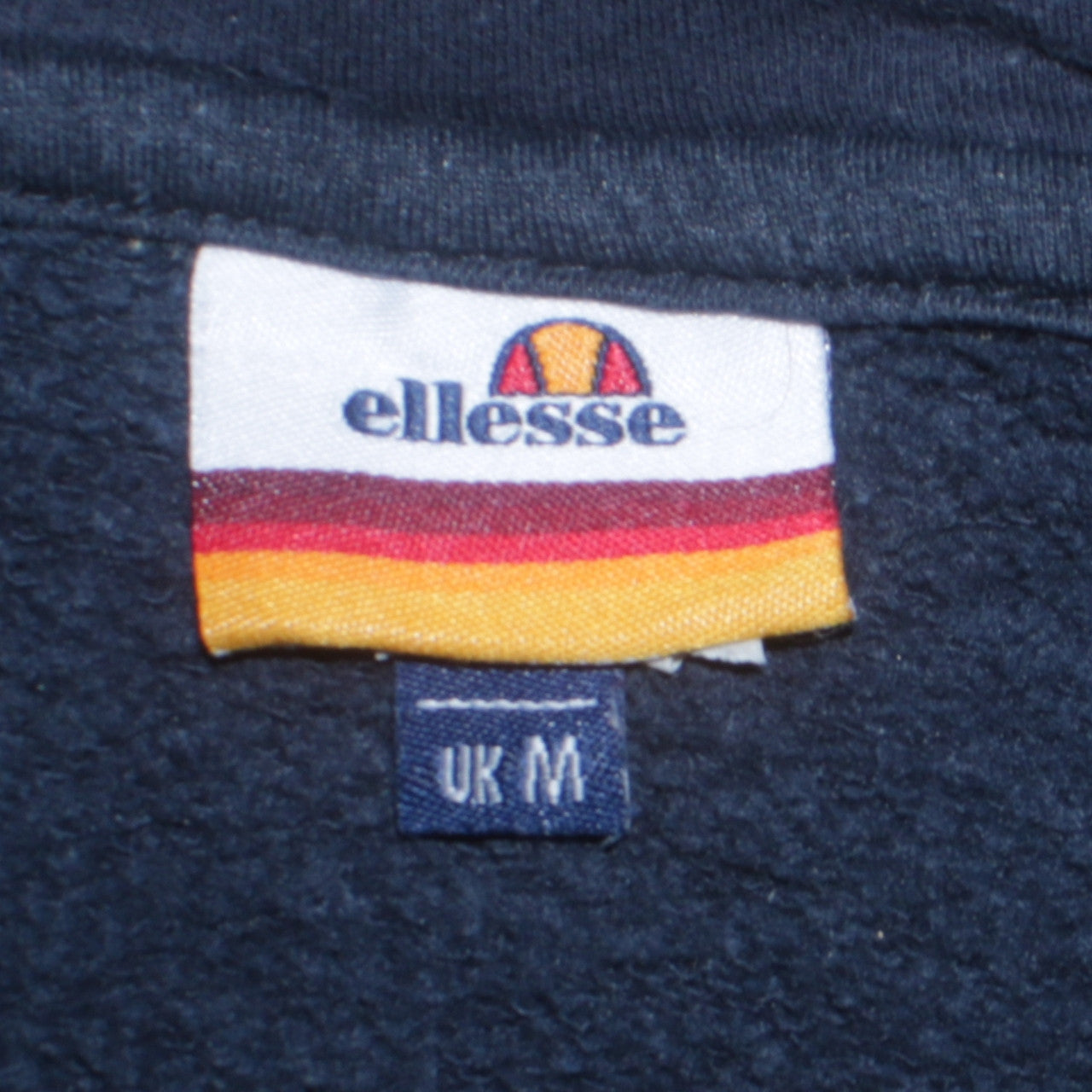 Ellesse Men's Blue Pullover Hoodie M Regular Fit Logo Sweatshirt