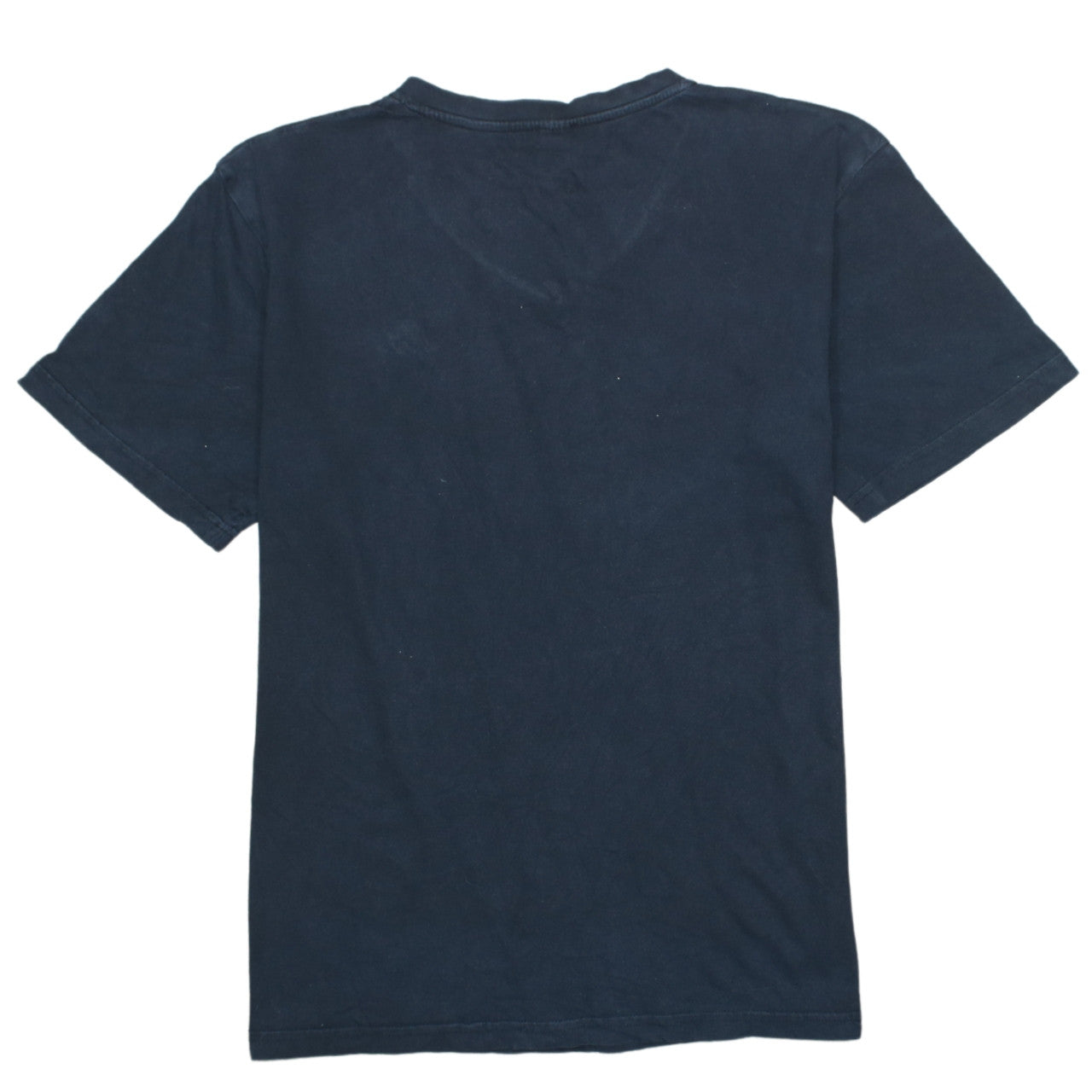 Kappa Men's Blue V-Neck Cotton T-Shirt XL Short Sleeve Casual