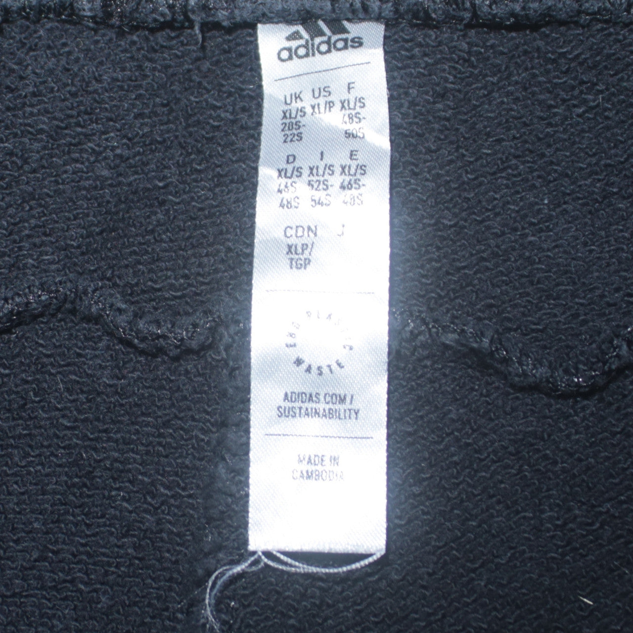 adidas Women Black XL Jogger Sweatpants Activewear Trousers