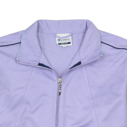 Champion Womens Purple XL Track Jacket Lightweight Zip Top